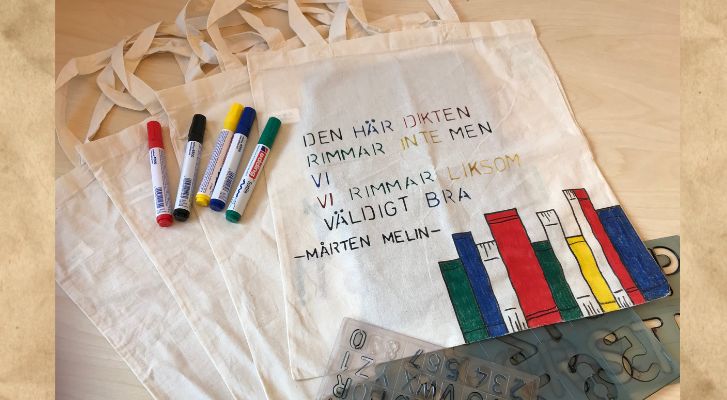 Bild till evenamnget Påsklov! Pimpa din egen totebag