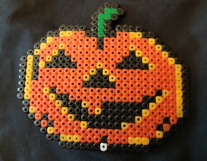 Pärlpyssel till Halloween